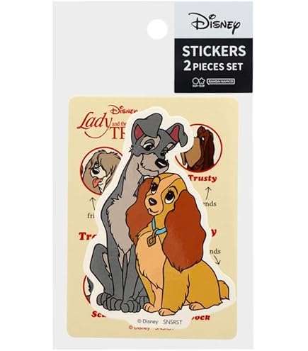 Amazon｜ディズニー 「 わんわん物語 」 レディ & トランプ 吸水